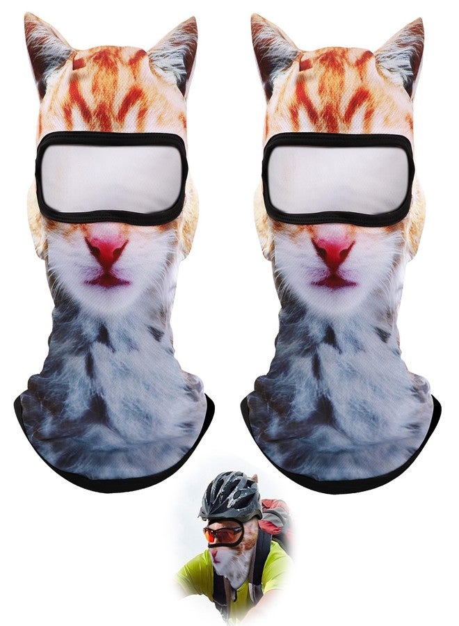 FAMULP Cat Ski Mask 2 Pack, 3D Cat Shiesty with Ears, Cats Ski Masks - Image 1
